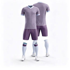 ผู้ผลิตชุดฟุตบอล OEM |   ไซส์ผู้ชาย ผู้หญิง และเยาวชน |   ชุดกีฬาฝึกซ้อมน้ำหนักเบา แห้งเร็ว ขายส่ง - Product Image 2