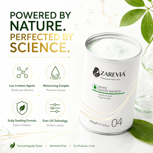 <span class=keywords><strong>ผง</strong></span>ฟอกสีผมขาว ZAREVIA ยก<span class=keywords><strong>สี</strong></span>ผมได้ 10 ระดับ ไฮไลท์ผม ยืดผม ทำ<span class=keywords><strong>สี</strong></span>ผม สูตรอ่อนโยนต่อหนังศีรษะ 500 กรัม สำหรับมืออาชีพ - Product Image 5