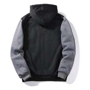 Sudadera con Capucha Acolchada Informal de Alta Calidad para Hombre, Estilo Pullover, Tejido de Mezcla de Algodón, Ideal para Entrenamientos, Descanso y Uso Invernal - Product Image 2