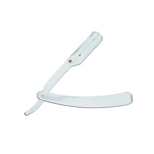 Rasoir droit professionnel pour hommes, argenté, acier haute teneur en carbone de qualité supérieure, lames à bord simple remplaçables UBI UBI-1521-1 - Product Image 3