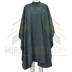 Capa de Corte de Pelo Unisex de Poliéster Verde Oscuro Resistente al Agua, Uniforme de Trabajo - Product Image 1