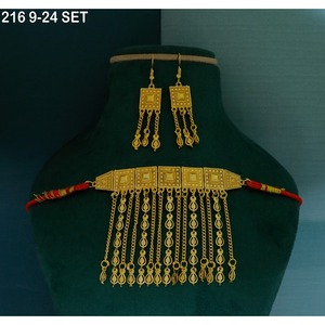 Luxury Exquisite Fashionable Middle Eastern <b>Wedding</b> Jewelry Latest MIJ Elegant High Quality Gold Plated Vintage Jewelry Set - Product Image 2