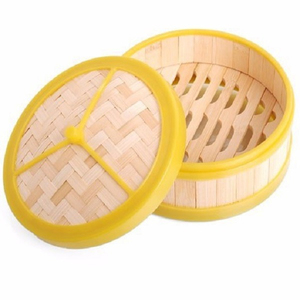 Vietnam Supplier Bamboo <b>Steamer</b> Cookware Natural Handmade Kitchen Basket Set for Restaurant Dimsum Dumpling Rice Cook Tools - Ma - Product Image 5