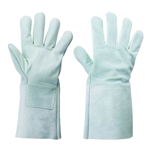 Gants de soudage en cuir de vachette de qualité supérieure, résistants à la chaleur, ignifuges, pour soudage TIG MIG, gants de sécurité pour le travail, vente en gros OEM - Product Image 1