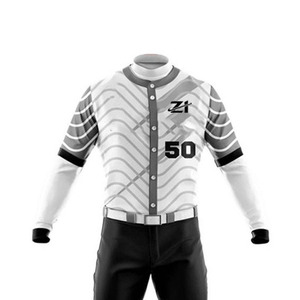 Factory Made Unique Design Baseball Uniform Custom Logo Printed Baseball Uniforms For Men - Product Image 4