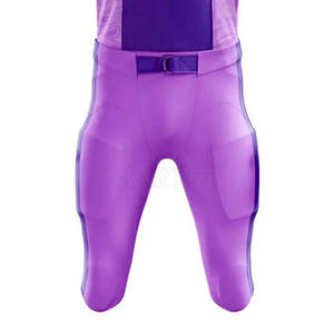 Uniforme de football américain personnalisable OEM, 100% polyester, séchage rapide, extensible dans quatre directions, manches courtes, logo et nom d'équipe personnalisés - Product Image 5