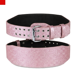 Cinturón de Soporte Lumbar de Cuero con Purpurina Ajustable para Entrenamiento y Levantamiento de Pesas, Cinturones de Cuero con Purpurina Unisex para Flexiones - Product Image 5