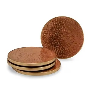 Ensemble de sous-verres en métal de qualité supérieure, tapis décoratifs pour boissons, pour table basse, salle à manger, restaurant, bar, hôtel, décoration de table de mariage - Product Image 1
