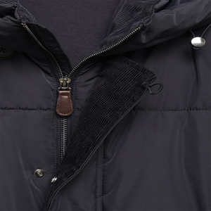 Chaqueta Larga Acolchada con Capucha para Hombre, Cortavientos, con Cierre de Cremallera, Abrigo Casual de Invierno, Relleno de Poliéster, Chaquetas Acolchadas - Product Image 6