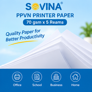 PPVN Matte <b>Printer</b> <b>Paper</b> 25x36 Inch 70gsm 92% Whiteness Digital Printing 5 Reams/Carton 500 Sheets/Ram - Product Image 5