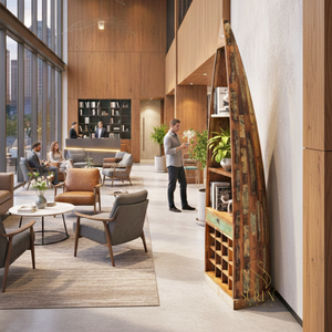 Armoire à vin en bois de détresse de récupération industrielle antique avec tiroir meubles indiens en bois massif pour salon chambre hôtel - Product Image 1