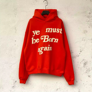 OEM Fashion Sweatshirt Street Style Puff Printing Lucky Hooded <b>Hip</b> Hop Sweatshirts Pullover Hoodie <b>for</b> Womens Mens - Product Image 3