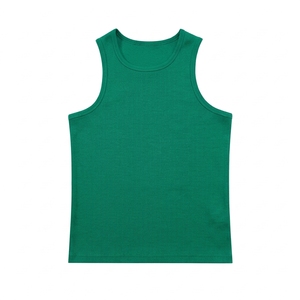 Débardeur de sport pour hommes en gros, sans manches, respirant, tricoté, séchage rapide, personnalisé, haute élasticité, coupe en I, pour musculation et lutte - Product Image 4