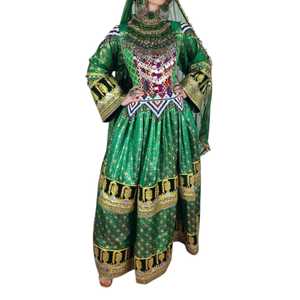 Robe afghane à franges, faite à la main, robe tribale balochi, robe ethnique kuchi, robe afghane traditionnelle fabriquée au Pakistan, robes de mariage kuchi - Product Image 1