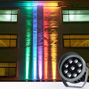 ไฟสปอร์ตไลท์ LED อลูมิเนียมสำหรับภายนอกอาคาร ระดับ IP65 รองรับ DMX512 RGBW RGB สำหรับงานวิศวกรรมภูมิทัศน์ อาคาร สะพาน โรงแรม และไฟส่องผนังภายนอก - Product Image 2