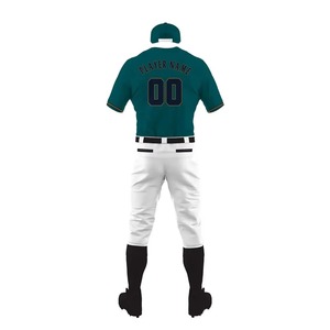 Wholesale Adult Size Top Trending Baseball Uniform Men 100% Polyester Breathable Quick Dry Custom Team Names/Numbers OEM - Product Image 2