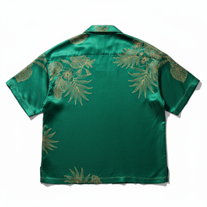 เสื้อเชิ้ตแขนสั้นลายฮาวายผ้าไหมแท้ 100% ลดราคาพิเศษ - Product Image 3