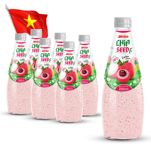 เครื่องดื่มเมล็ดเจียรสบลูเบอร์รี่ คุณภาพเยี่ยม บรรจุขวดแก้ว 290 มล. NFC จากผู้ผลิตอาหารและเครื่องดื่มเวียดนาม รับผลิตแบบ OEM/ODM - Product Image 5