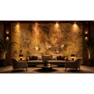 Indian Autumn Translucent Stone <b>Veneer</b> <b>Sheet</b> Pure Light Diffusion Finish for Backlit Interior Walls Ceilings Minimal Decorative - Product Image 5