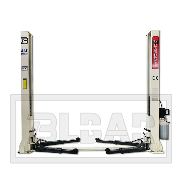 Car Lift LIBA 4000KG Capacity Garage Two Post Hydraulic Car Parking Lift for Automobile Home Lifter Machine