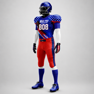 Custom USA Style American Football Uniform Set Sublimated Team Jersey & Pants Breathable Athletic Sportswear for Men Youth - Product Image 5