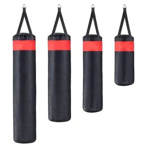 กระสอบทรายหนัง PU สำหรับฝึกซ้อมมวย MMA มวยไทย คิกบ็อกซิ่ง แบบแขวน สำหรับยิม - Product Image 1