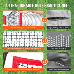 Rete da Golf Portatile per Allenamento Domestico 10.8x7ft, Rete Gigante per Pratica di Colpi con Supporto Portatile per Uso Interno/Esterno - Product Image 2