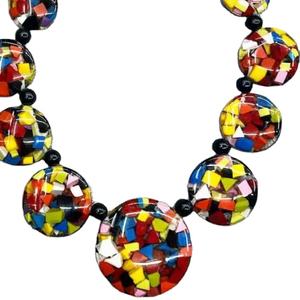 Collar de Moda con Cuentas de Resina, Multicolor, Nuevo Diseño, al Mejor Precio, Joyería de Moda - Product Image 1
