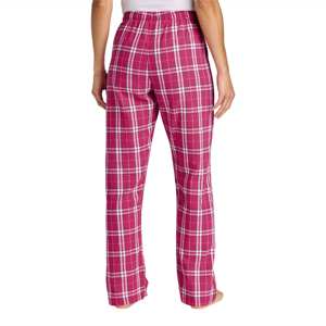 Pantalon de pyjama en flanelle à carreaux foncés pour femme, bas de pyjama doux et confortable, vêtements de nuit décontractés - Product Image 2