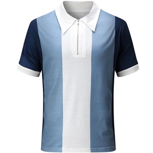 Conjunto de 2 Piezas para Hombre, Camiseta Polo y Pantalones Cortos de Punto Transpirable, Estilo Casual de Verano, Servicio OEM - Product Image 2