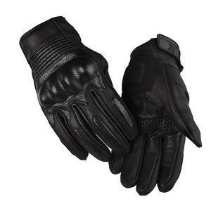 Guantes de Motocicleta de Cuero Genuino Vintage para Hombre, Guantes Deportivos de Protección para Ciclismo y Carreras - Product Image 3