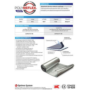 POLYREFLEX SUPER (1,20 x 15 m) | Isolamento Termico per Pareti e Facciate, Tetti - Product Image 5