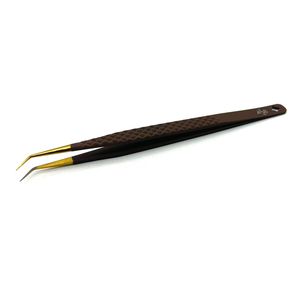Pinzas Profesionales para Pestañas ASB de 14 cm, Acero Inoxidable, Punta Suave de Precisión, Logotipo Personalizado - Product Image 3