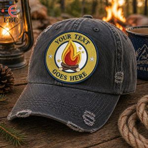 Écusson personnalisé pour feu de camp, thermocollant, badge de mérite nature, camping et randonnée, appliqué brodé à coudre pour vêtements et gilets - Product Image 6