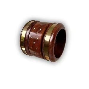 Bracelet en bois fait main, bijoux en bois naturel, accessoire de mode écologique - Product Image 4