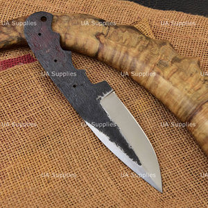 Cuchillos de Acero con Alto Contenido de Carbono de Alta Calidad, Hojas en Blanco con Punta Caída y Mango de Madera, Venta al por Mayor, Cuchillos Bushcraft Personalizados, Directo de Fábrica - Product Image 4