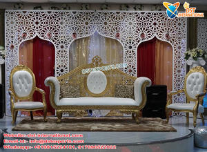 ฉากหลังงานแต่งงานมุสลิมสมัยใหม่แบบตัดเลเซอร์ ลายเมห์ราบ สำหรับเวทีงานแต่งงาน พร้อมธีมปากีสถาน แผงโลหะ เยอรมนี สหราชอาณาจักร - Product Image 3