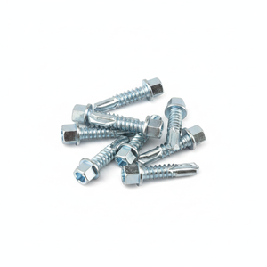 PDC Hex Head Self-Drilling <b>Screws</b> Carbon Steel Zinc/<b>Galvanized</b>/Phosphate Metric/Inch Class 8 Customizable Length - Product Image 1