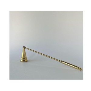 ergonomic metal candle snuffer elongated handle flame stopper tool for mess free candle care and home enhancement - Product Image 4