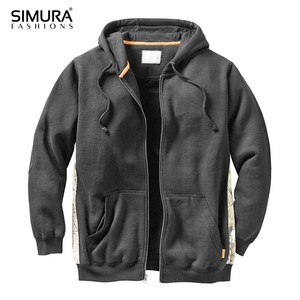 Sudadera con Capucha para Hombre, Nuevo Diseño, Alta Calidad, Talla Grande, con Cierre, Forro Polar, Resistente al Viento, Transpirable, Invierno, Unisex, Personalizable OEM - Product Image 6