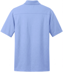 เสื้อโปโลแขนสั้นสีฟ้าอ่อนสำหรับผู้ชาย ผ้าฝ้าย 100% ทอแบบ Pique สวมใส่สบาย ระบายอากาศได้ดี ดีไซน์เรียบง่าย ทรงปกติ รุ่นปี 2026 - Product Image 4