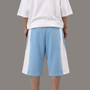 High Quality 100% Cotton Women's Shorts Custom Silk Screen Logo Printed Breathable Quick Dry High Waist Button Vintage - Product Image 5