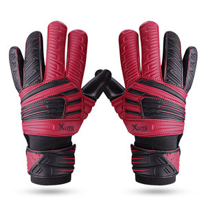 Gants d'entraînement de gardien de but pour jeunes en cuir, antidérapants, respirants, à doigts complets, pour l'entraînement au football junior, les équipes scolaires et le développement des compétences - Product Image 1