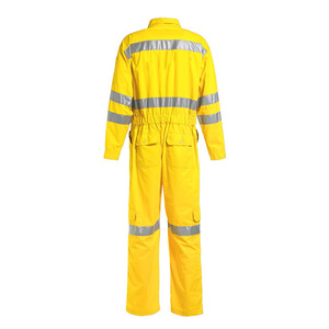 Combinaison de sécurité anti-acide pour l'agriculture, 100 % coton, antistatique, ignifuge, imperméable, soudée, coupe classique - Product Image 3