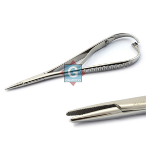 Portaagujas Mathieu de 14 cm, Acero Inoxidable, Clase I, Pinzas Rectas, Instrumento Quirúrgico Dental, CE, Paquete Individual, Logotipo Personalizado - Product Image 2
