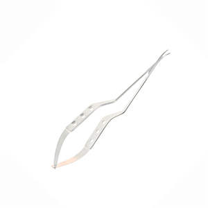 Ciseaux microscopiques Yasargil en acier inoxydable de haute qualité, lames angulées, pointe incurvée, outil chirurgical clinique, instrument manuel, ensemble d'instruments CE - Product Image 1