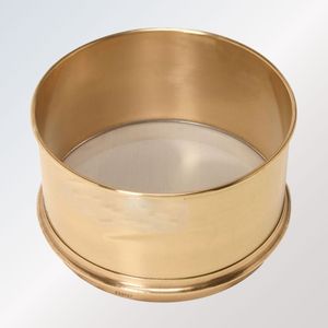 Tamis de laboratoire pour essais de lavage humide avec cadre en laiton et maille en acier inoxydable pour l'analyse des sols et des granulats - Product Image 3