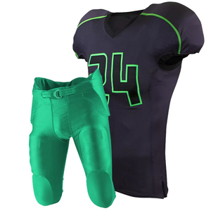 Ensemble de maillots de football américain, sublimation, vêtements d'équipe, nom du joueur, uniforme sportif de haute qualité - Product Image 2