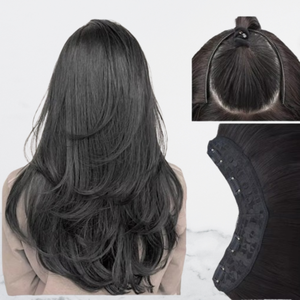Clip-In High Temperature Fiber Synthetic Hair <b>Extensions</b> <b>for</b> Women All Color Styling - Product Image 1