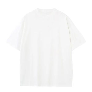 High Quality plain color Men's T-Shirts Wholesale Men's Casual Solid Blank Jersey 80% Cotton 20% Polyester T-Shirts for Men's - Product Image 5